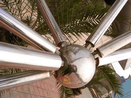 雅安不锈钢螺栓球网架