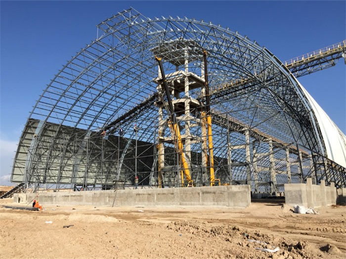 雅安煤机油桶翘工程网架